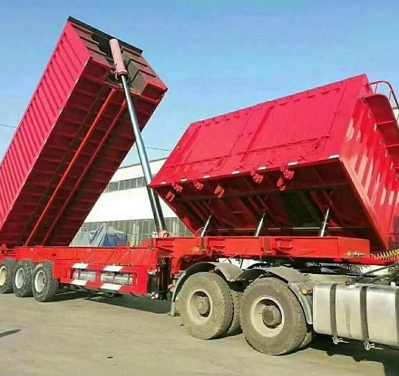 4axle Semi Trucki prügihaagis